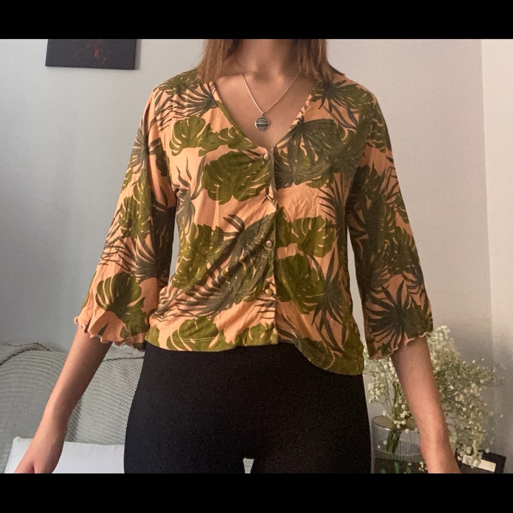 A piece of pajama suit, cotton material